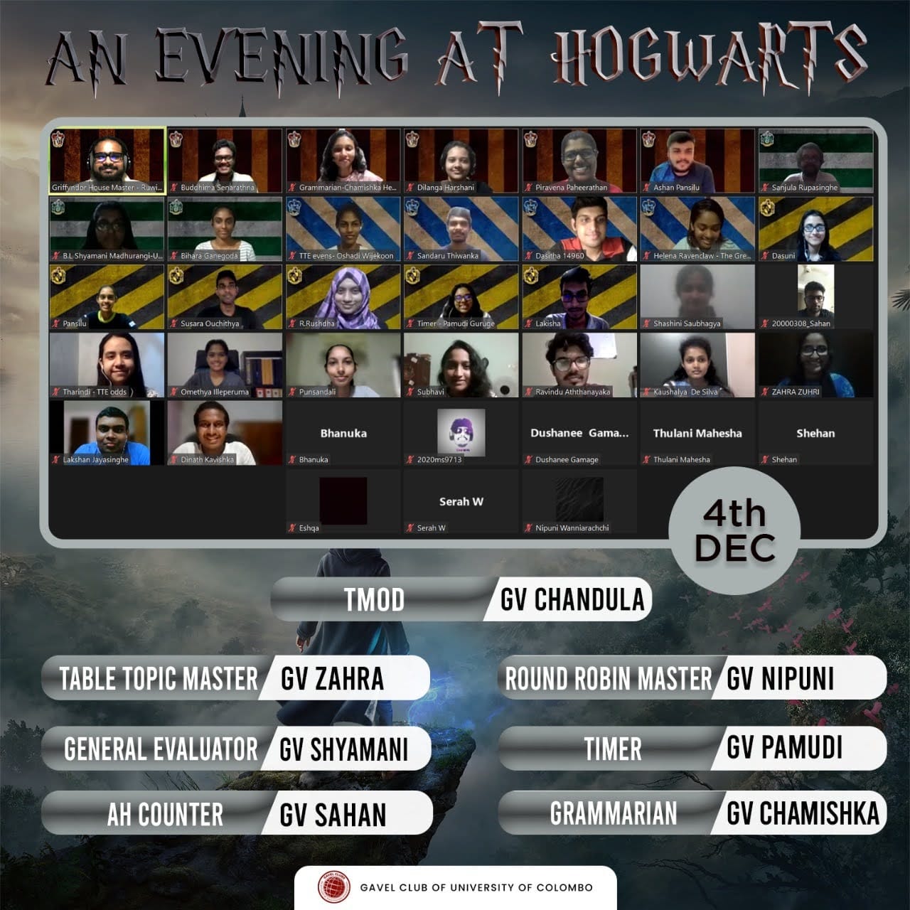 Projects Gavel Club University of Colombo